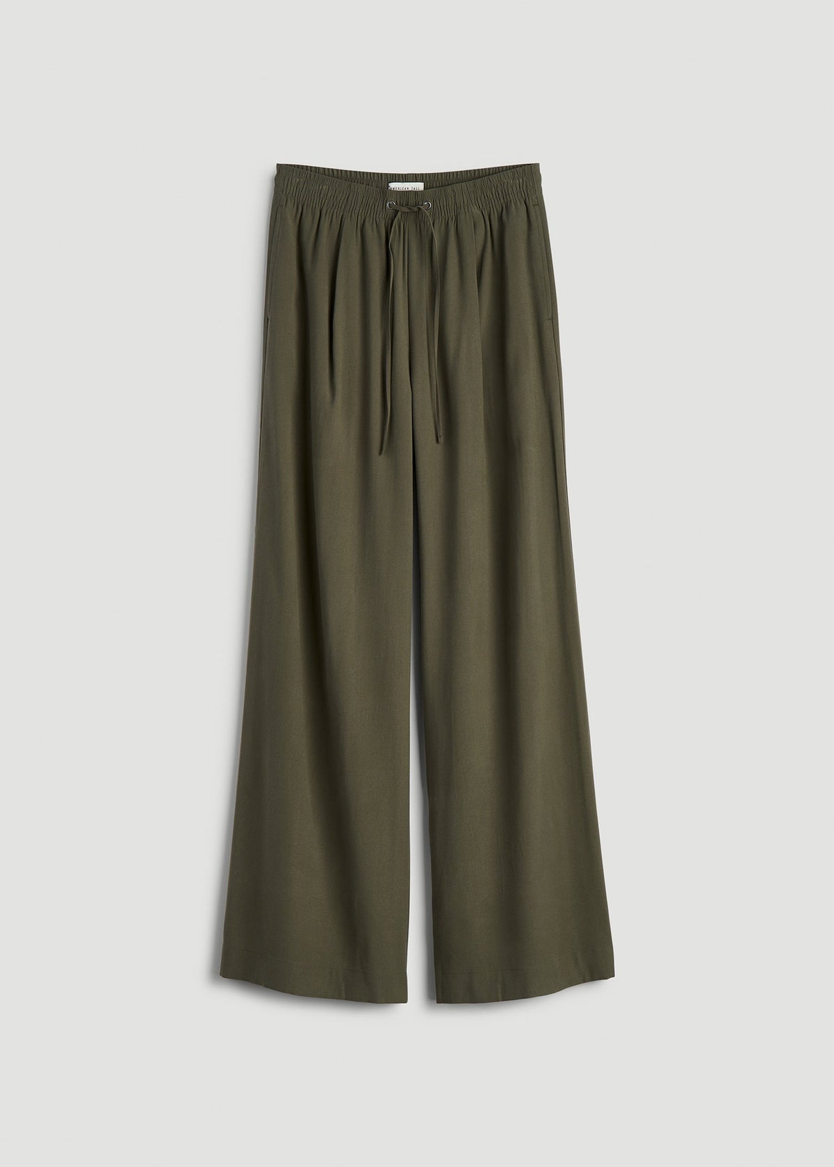 Relaxed Pull-On Pants for Tall Women in Forest Night