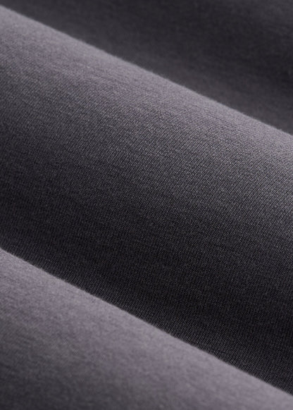 Scoop V-Neck Tee for Tall Women in Charcoal
