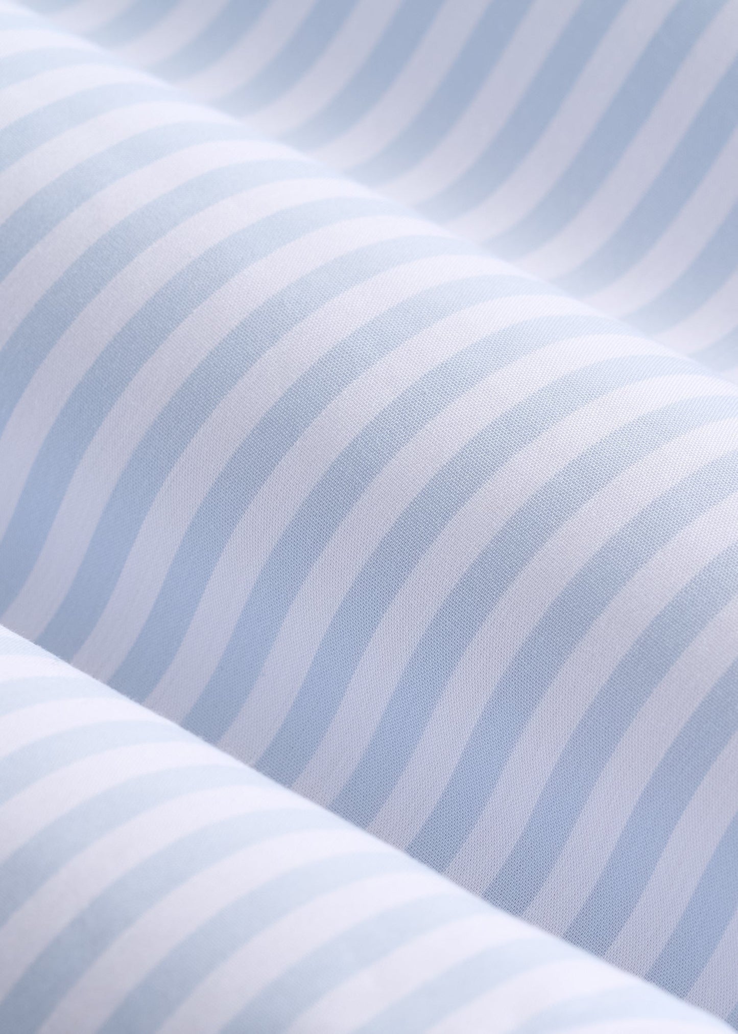 Slim Fit Button Up Shirt for Tall Women in Light Blue Stripe