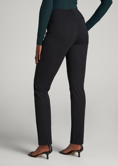 SLIM-Fit Dress Pants for Tall Women in Black
