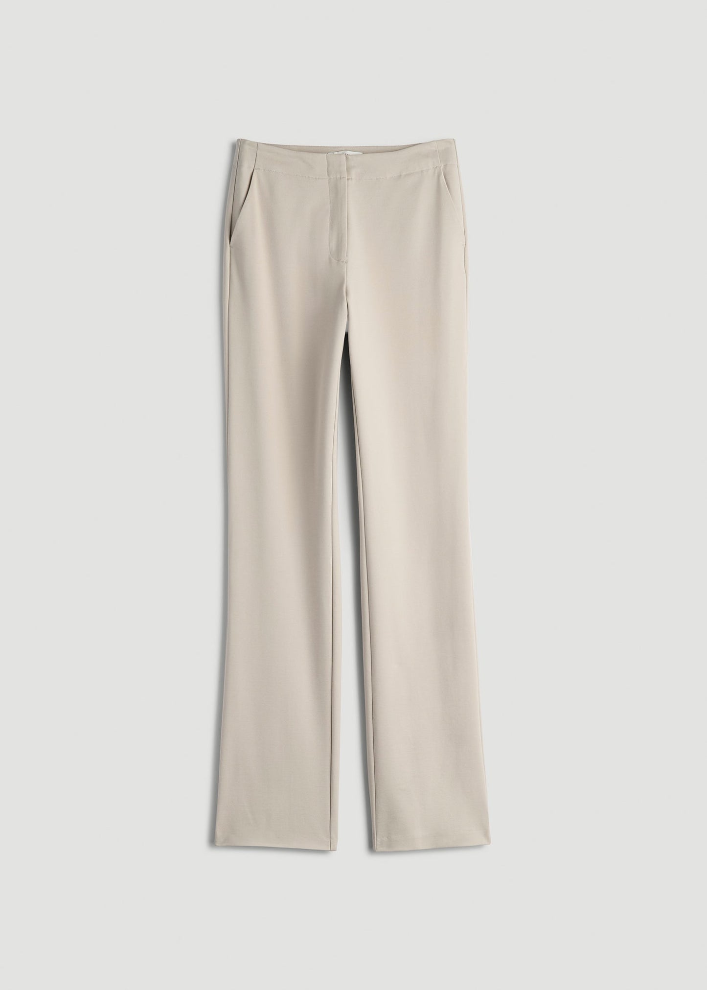 Freedom Flex Slim Straight Leg Dress Pants for Tall Women in Stone