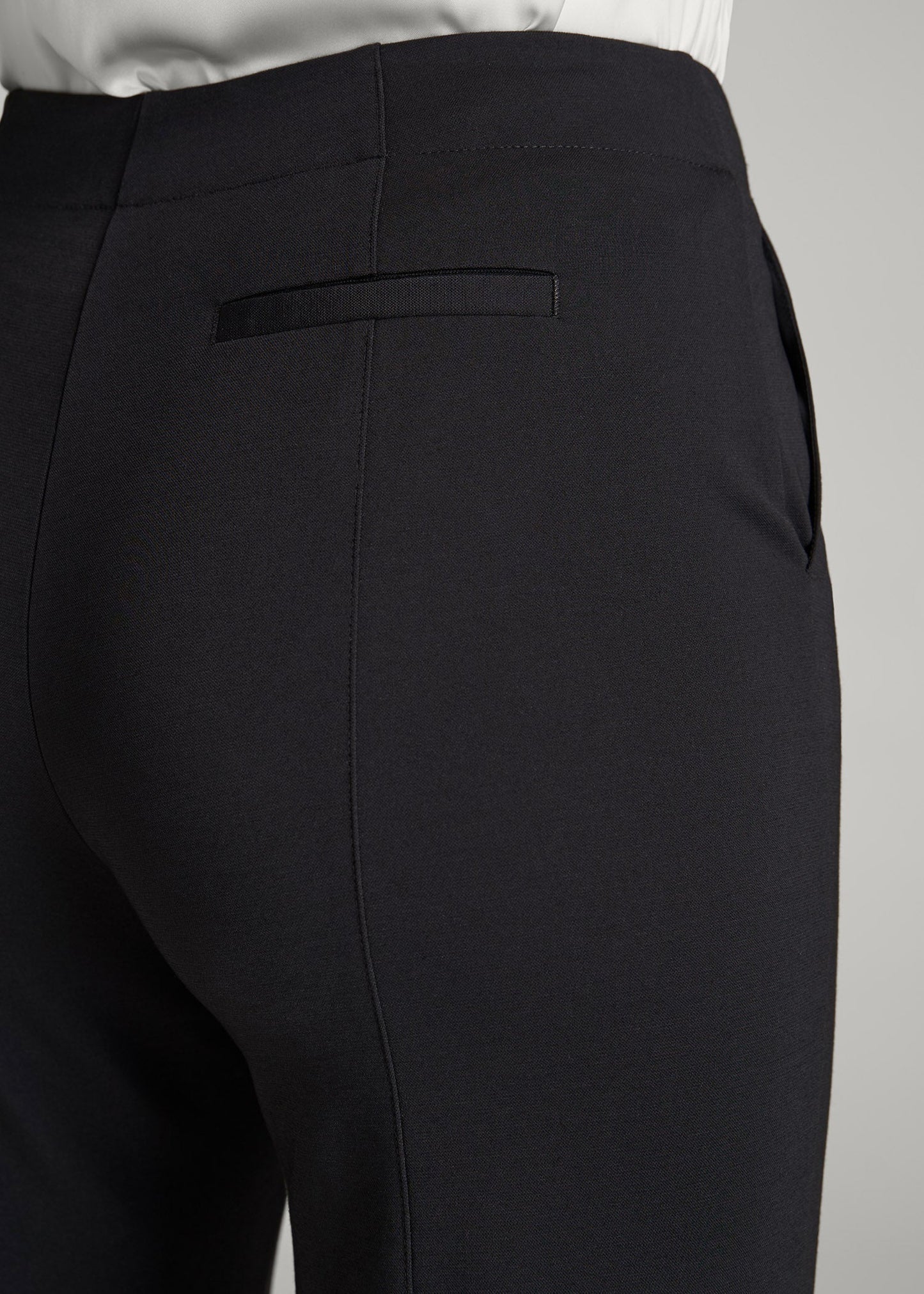 Freedom Flex Slim Straight Leg Dress Pants for Tall Women in Black