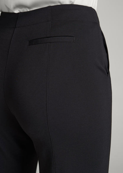 Freedom Flex Slim Straight Leg Dress Pants for Tall Women in Black
