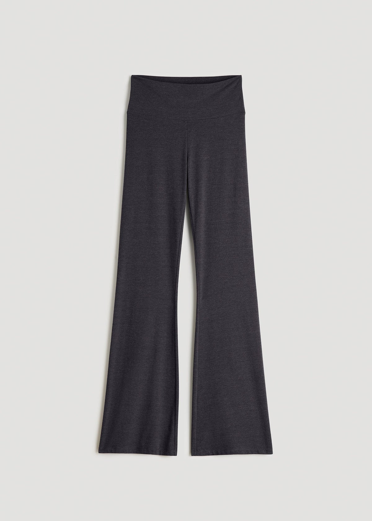 Cotton Flare Leggings for Tall Women in Black