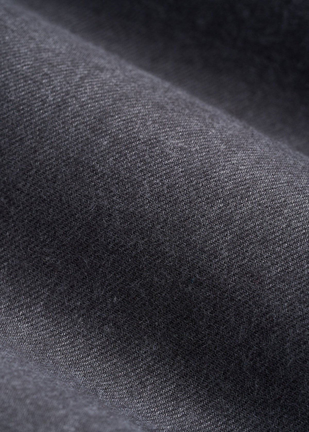 Open-Bottom Flannel Pajama Pants for Tall Women in Charcoal Flannel