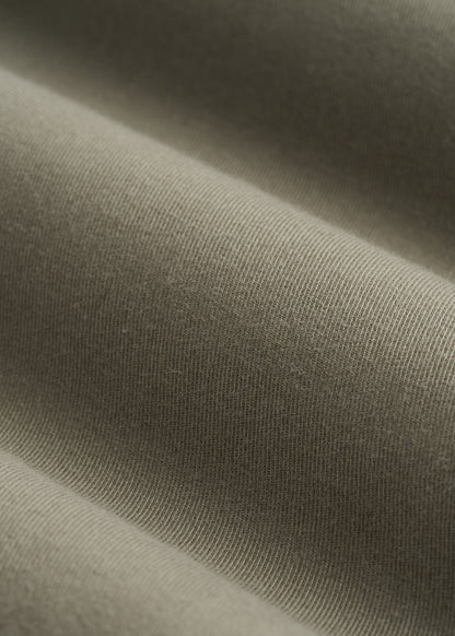 Twill Jogger Pants for Tall Women in Olive