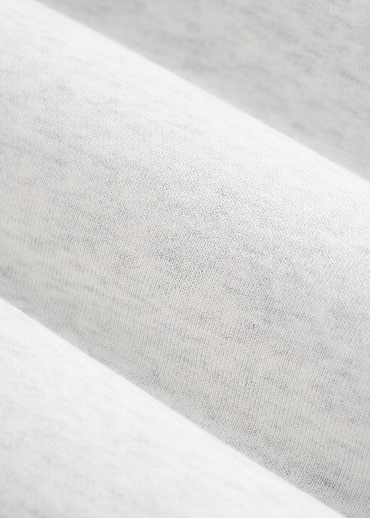 Wearever Fleece Open-Bottom Sweatpants for Tall Women in Heather Cloud White