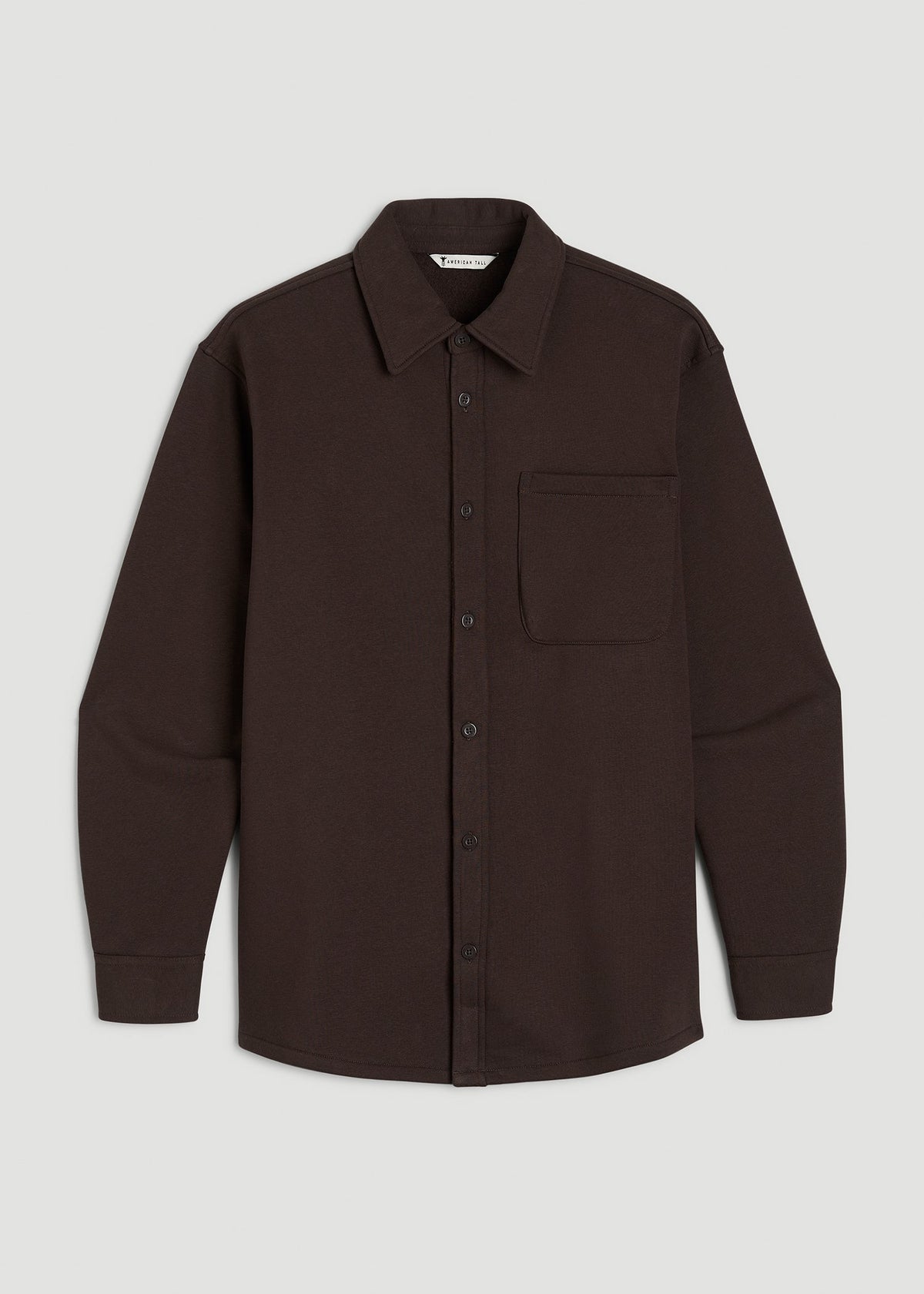 Wearever 2.0 Fleece Shacket for Tall Women in Espresso