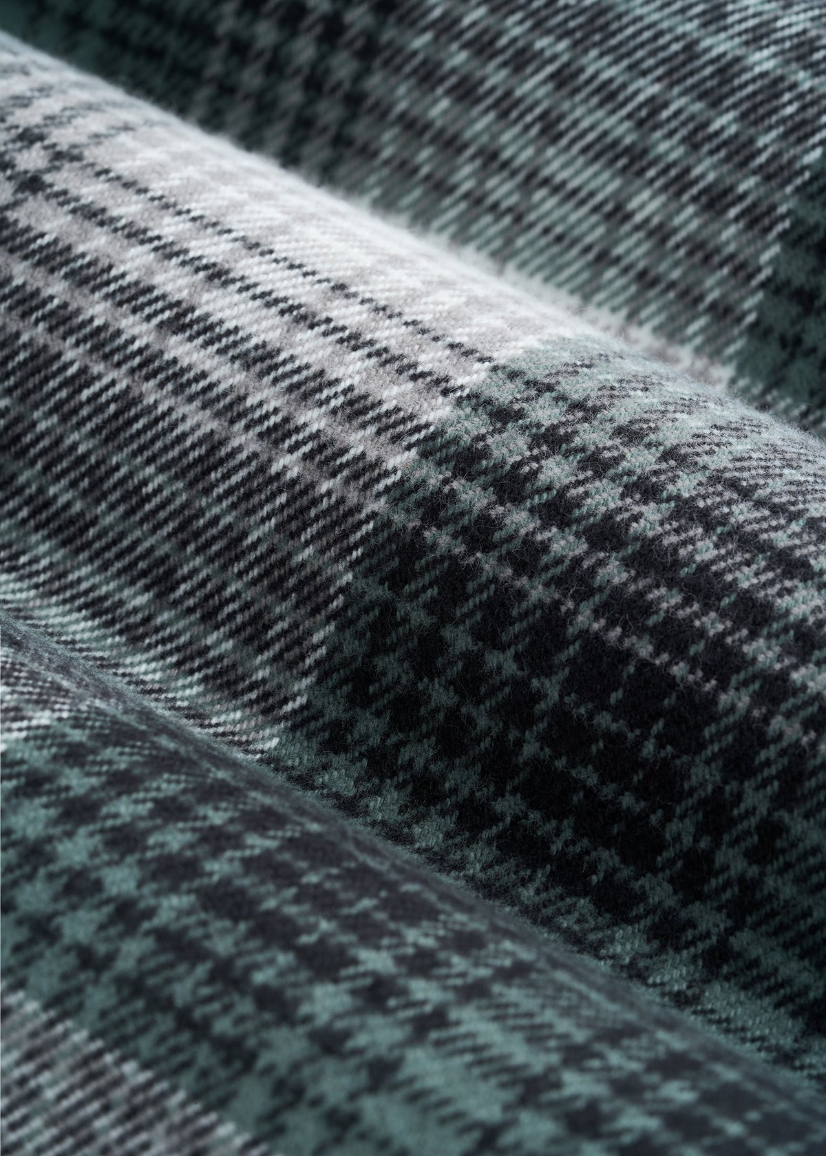 Flannel Shacket for Tall Women in Balsam Green Plaid