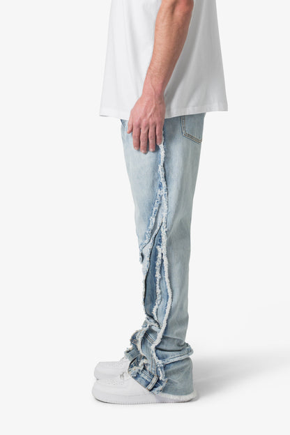 B373 Patch Flare Denim - Light Blue