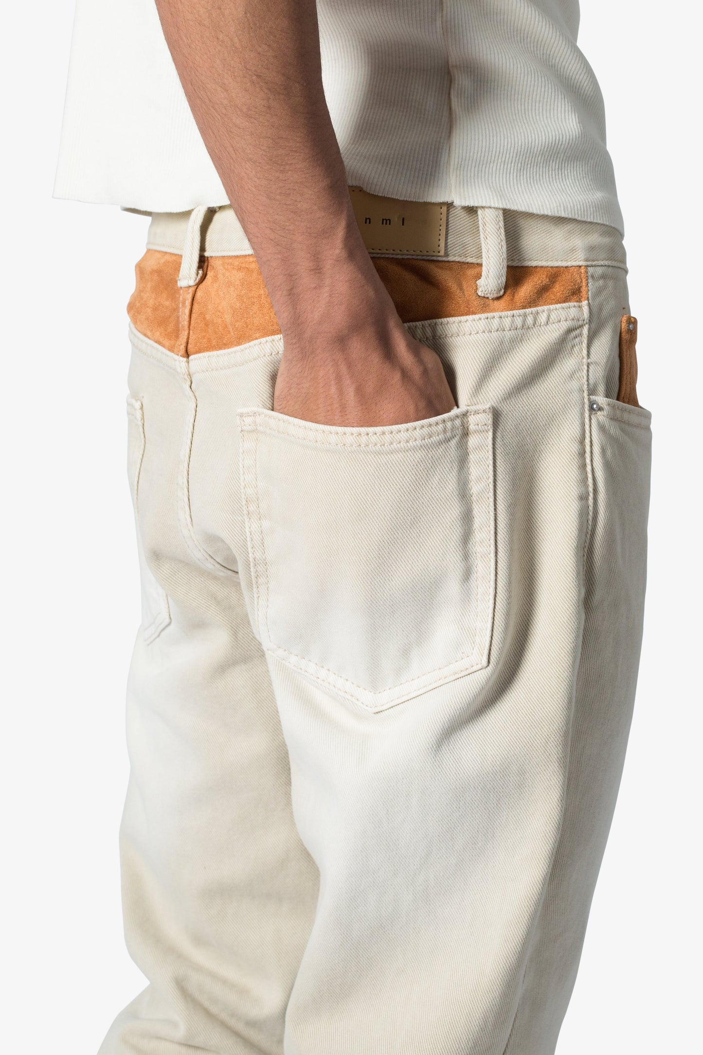 B375 Flare Denim - Light Tan