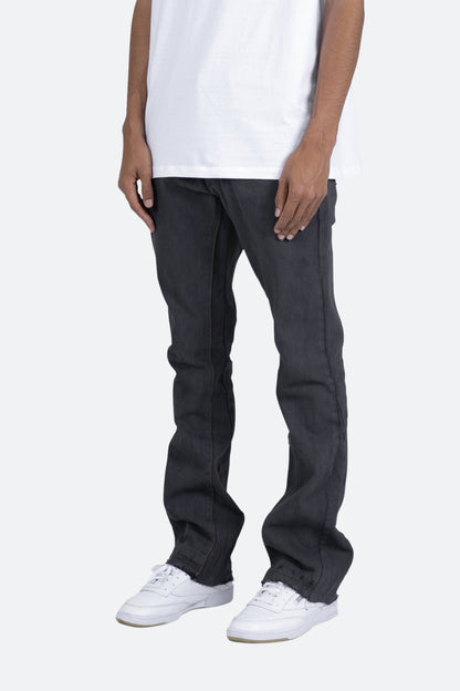 B411 Flare Denim - Black