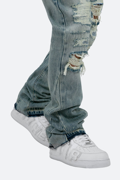 B469 Flare Denim - Blue