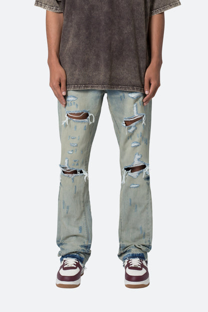 B568 Flare Denim - Vintage Blue