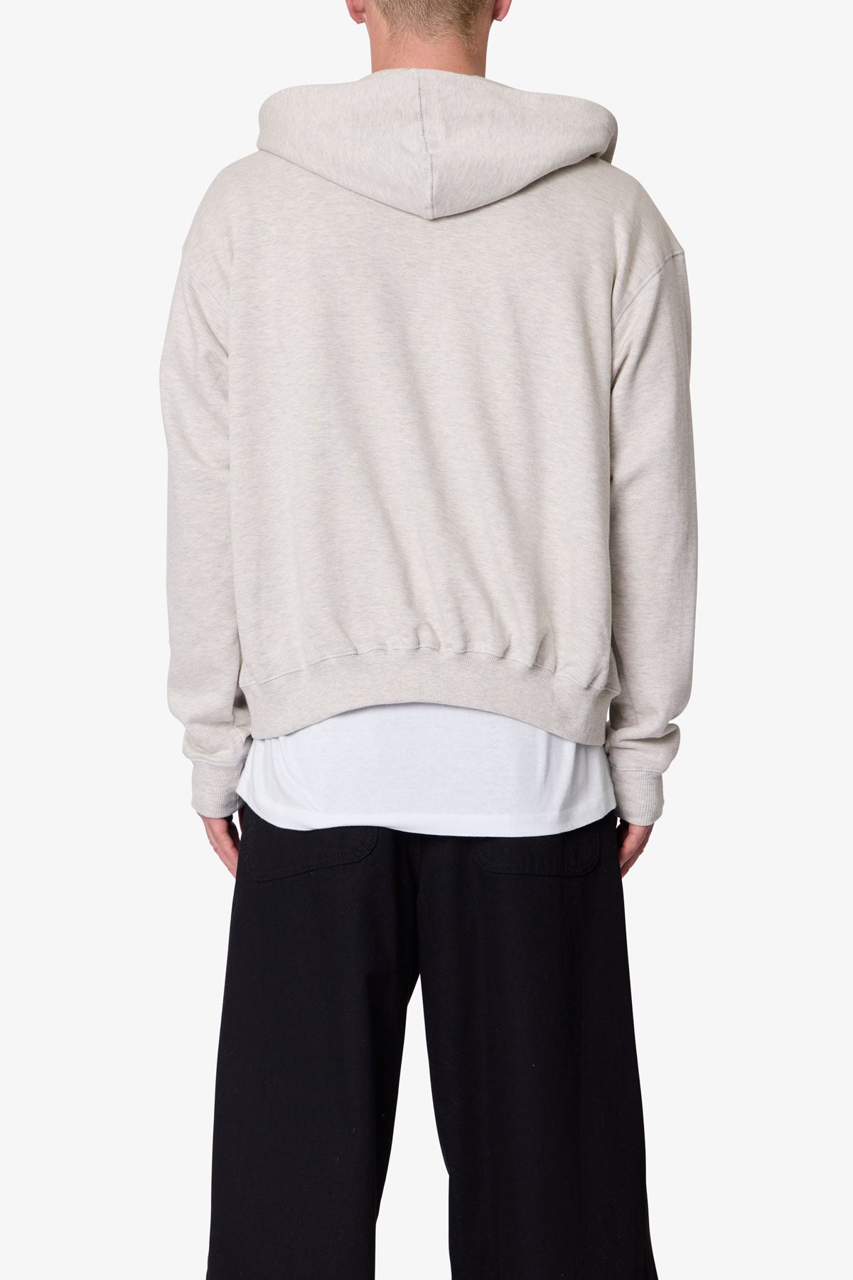 Basic Grey Zip Up Hoodie