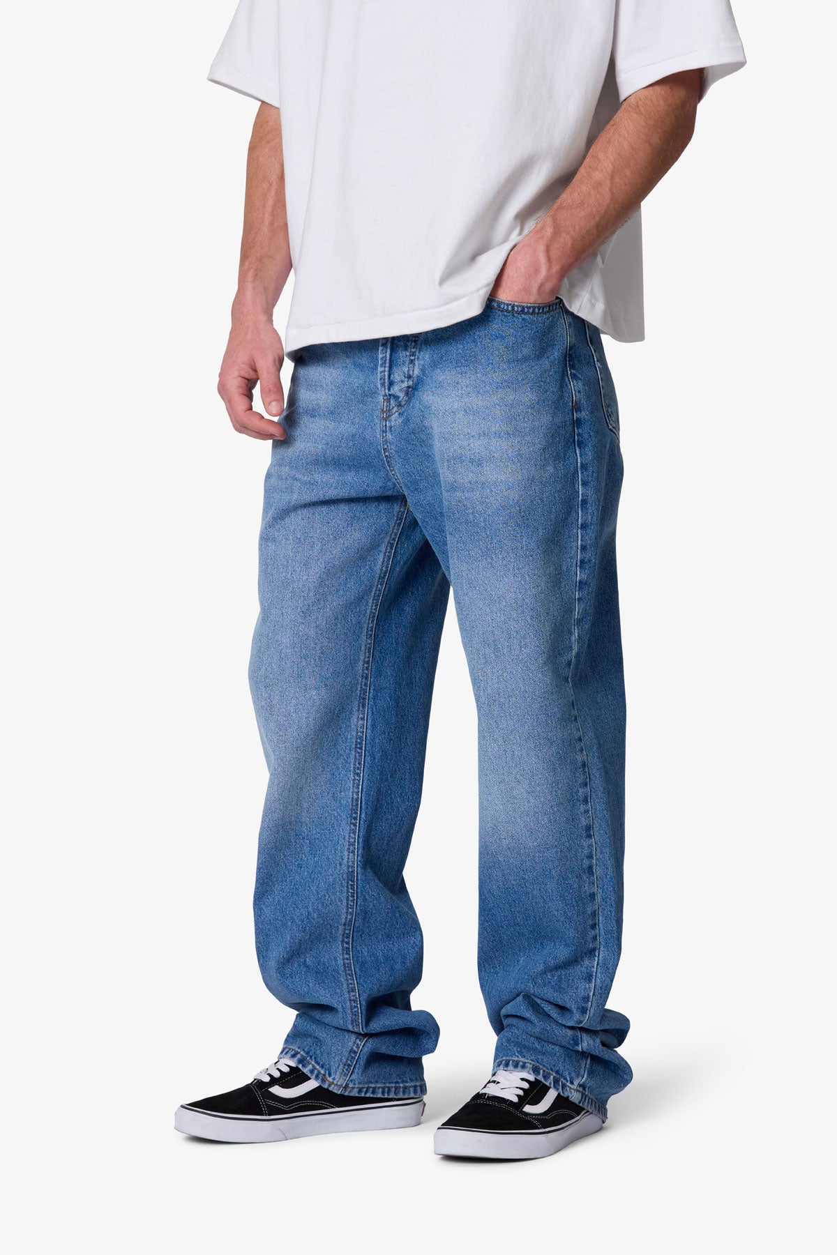 Baggy Denim - Washed Blue
