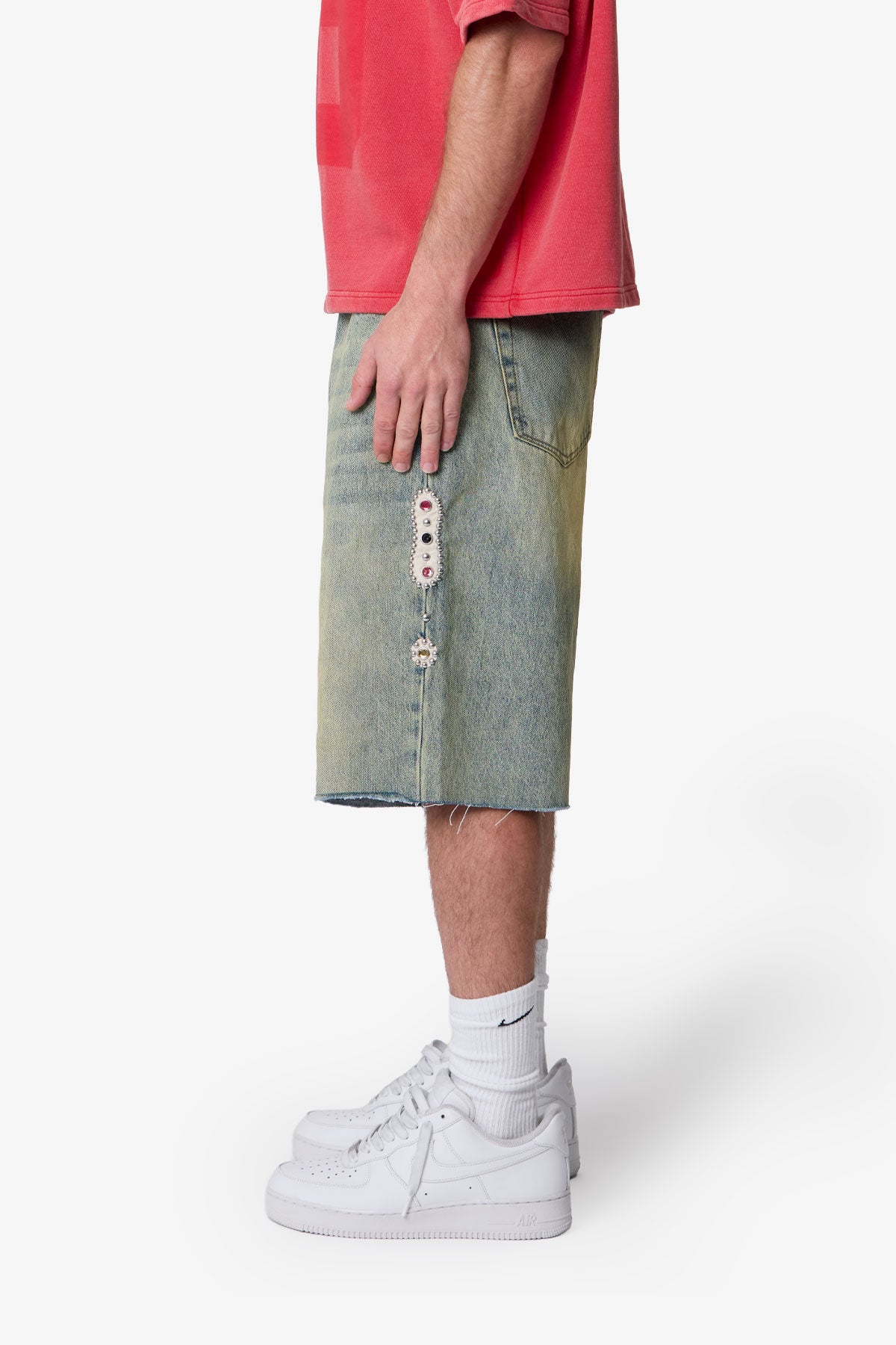 Baggy Mojave Denim Shorts - Blue