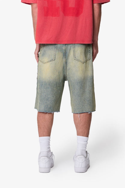 Baggy Mojave Denim Shorts - Blue