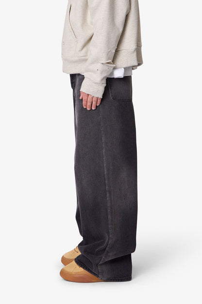 Baggy Washed Rave Denim - Vintage Black