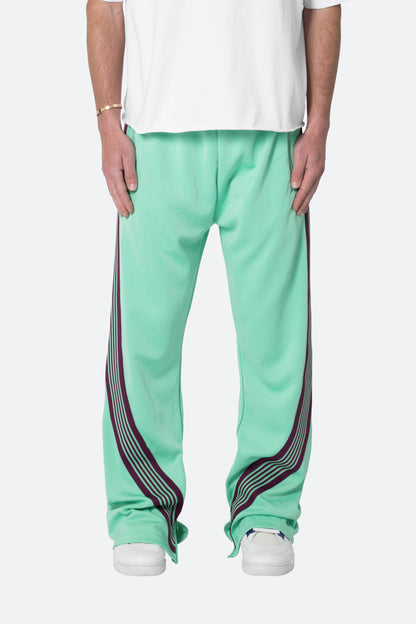 Bent Tape Track Pants - Green