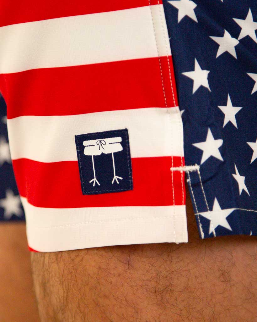 Men's USA Swim Trunks
