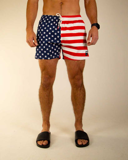 Men's USA Swim Trunks