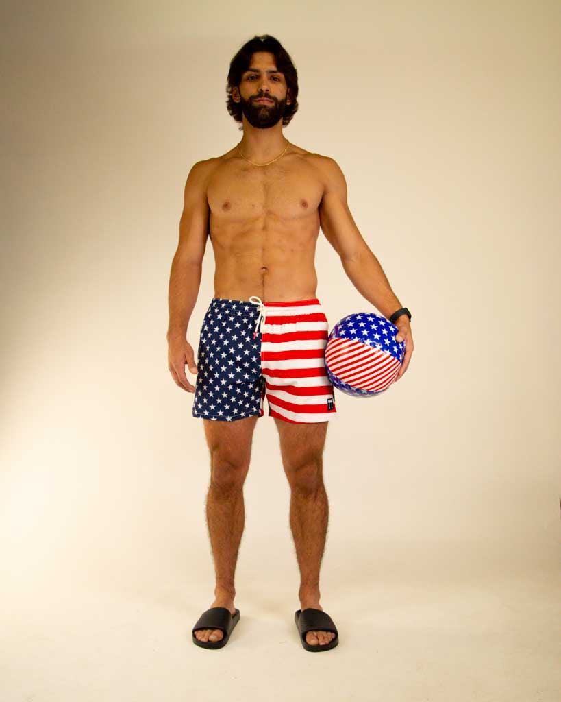 Men's USA Swim Trunks