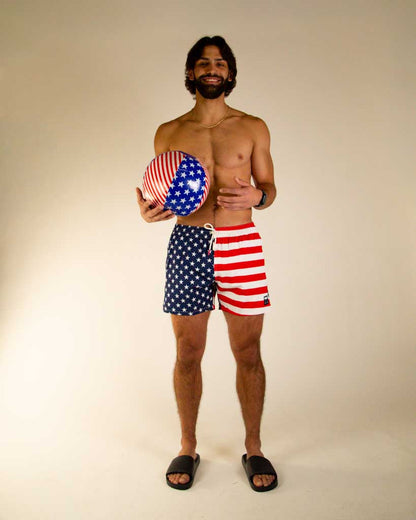 Men's USA Swim Trunks