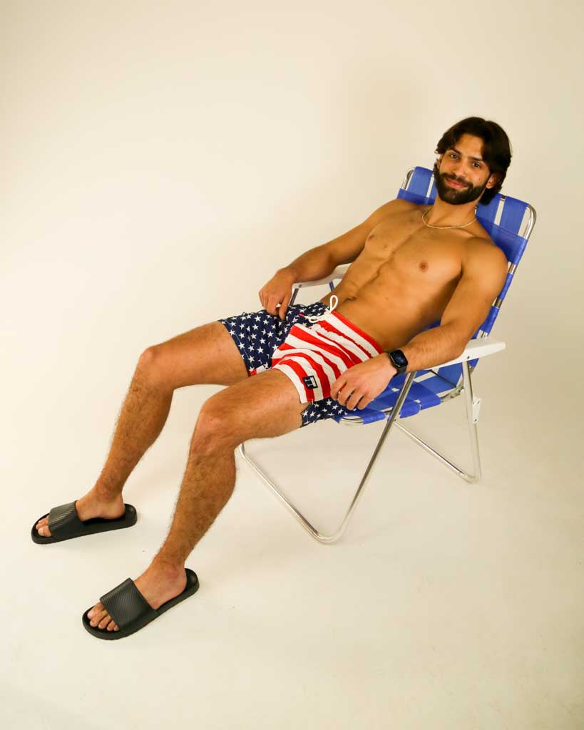 Men's USA Swim Trunks