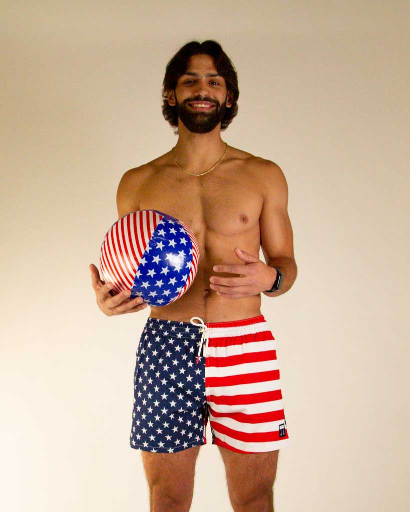 Men's USA Swim Trunks