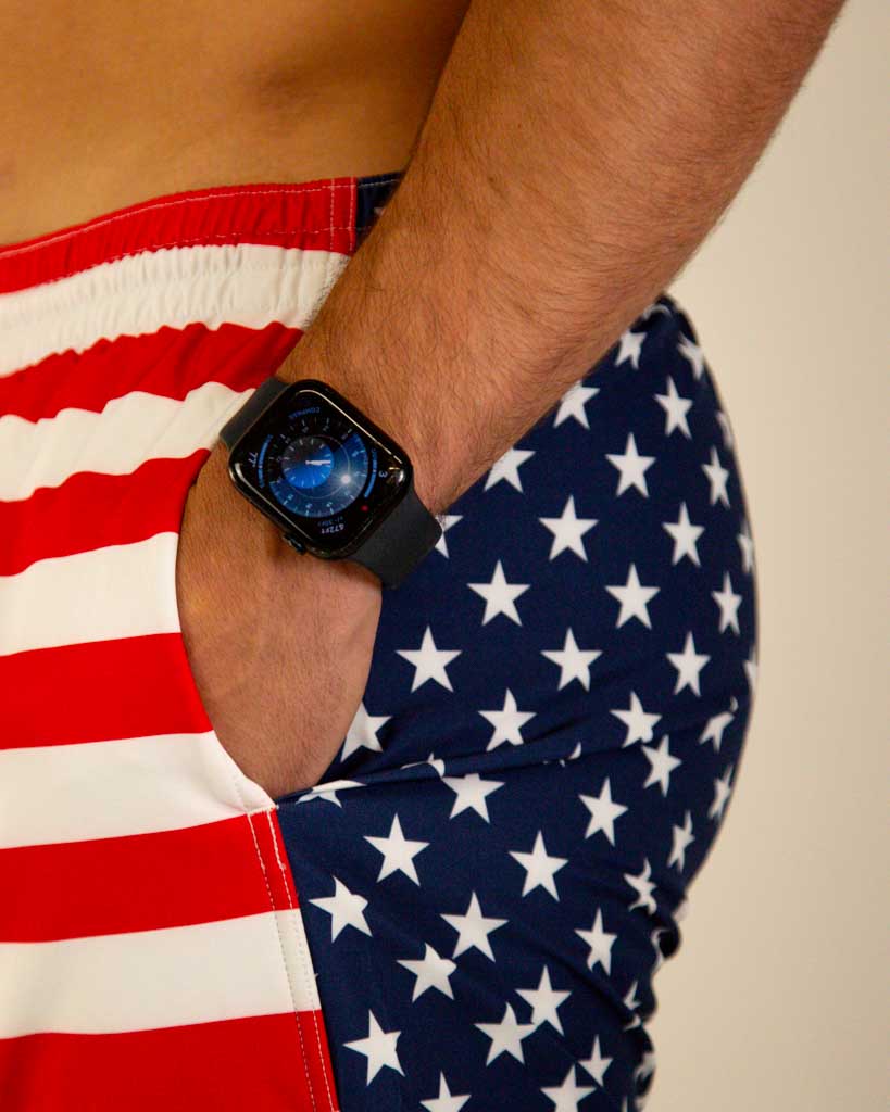 Men's USA Swim Trunks