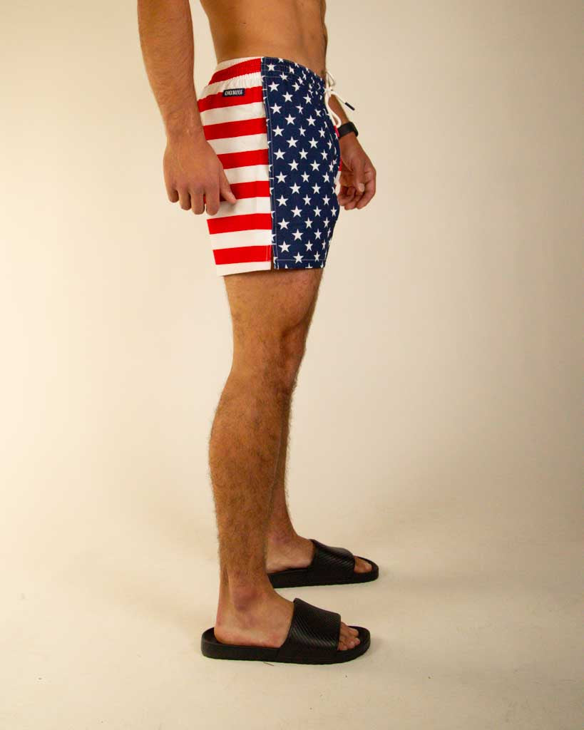 Men's USA Swim Trunks