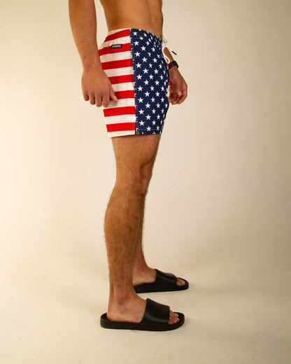 Men's USA Swim Trunks