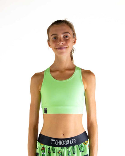 Pickle Juice Green OG Sports Bra