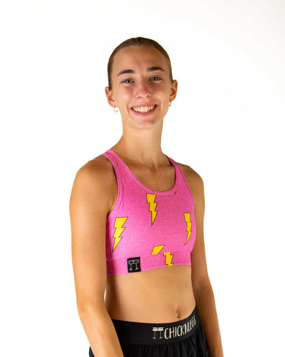 Pink Bolts OG Sports Bra