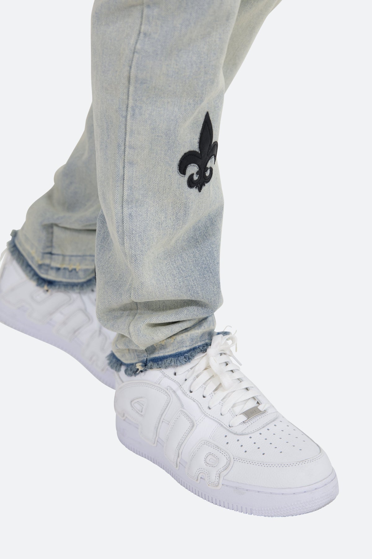 D112 Fleur Straight Denim - Blue