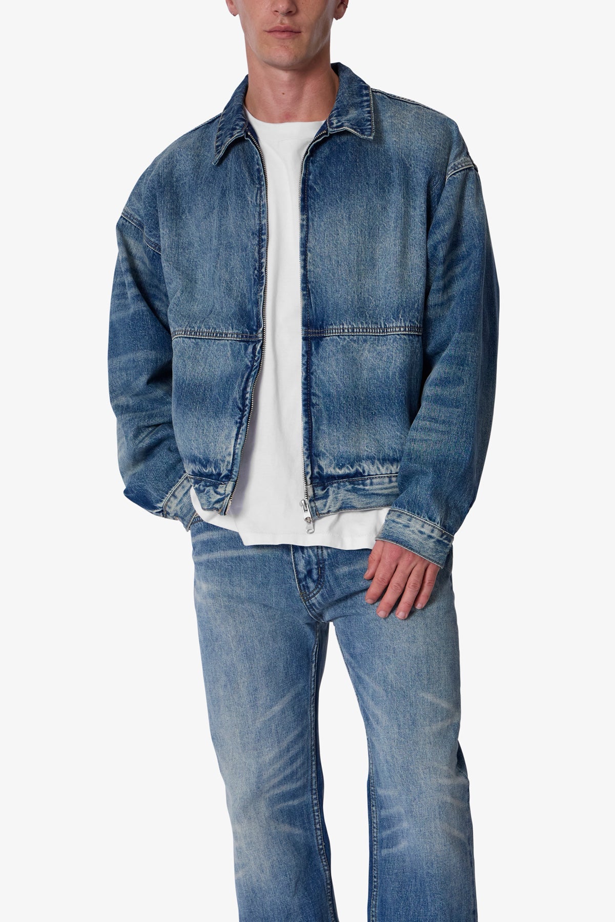 Denim Chore Coat - Vintage Blue