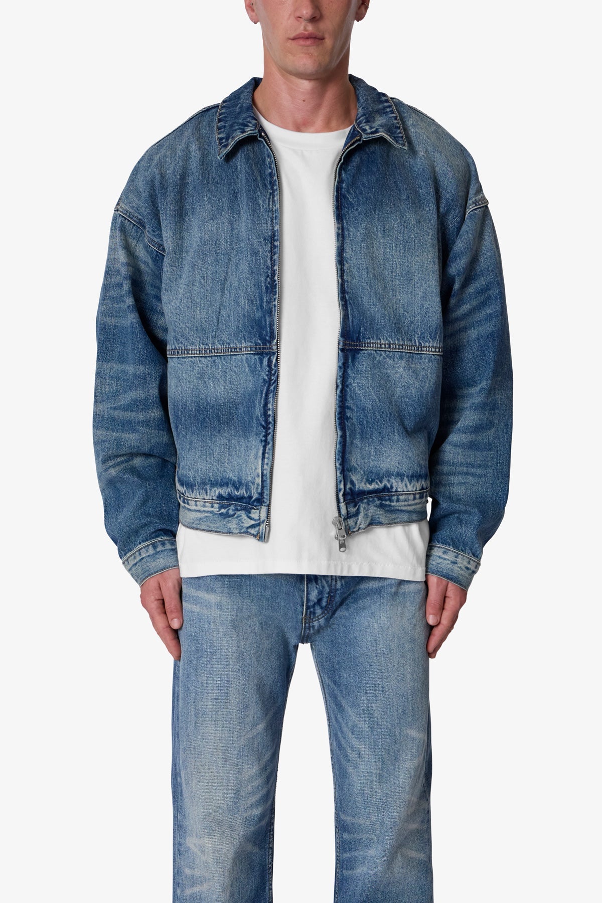 Denim Chore Coat - Vintage Blue