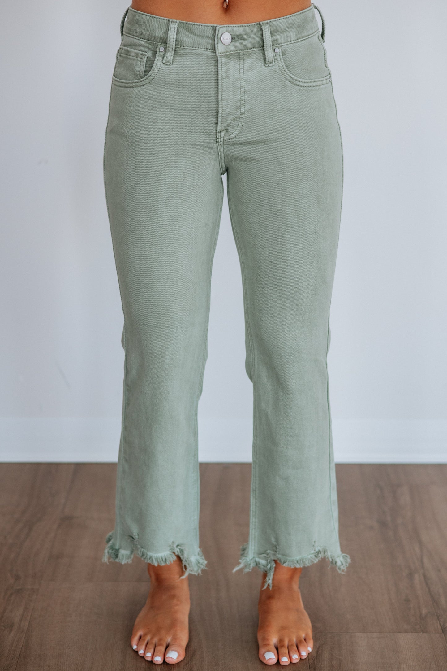 Neona Risen Jeans - Olive