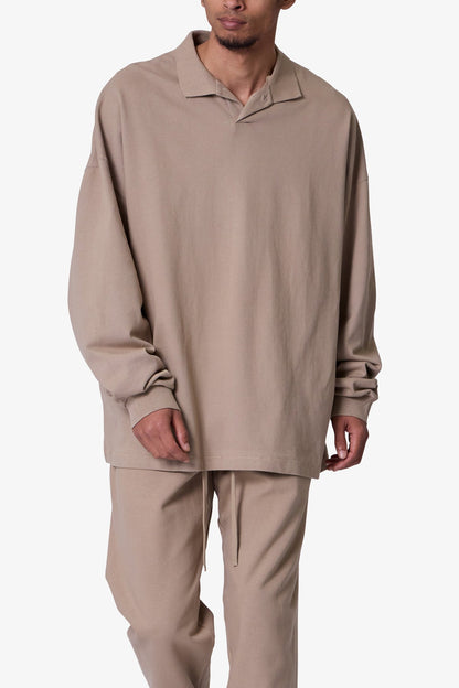 Every Day L/S Polo - Earth