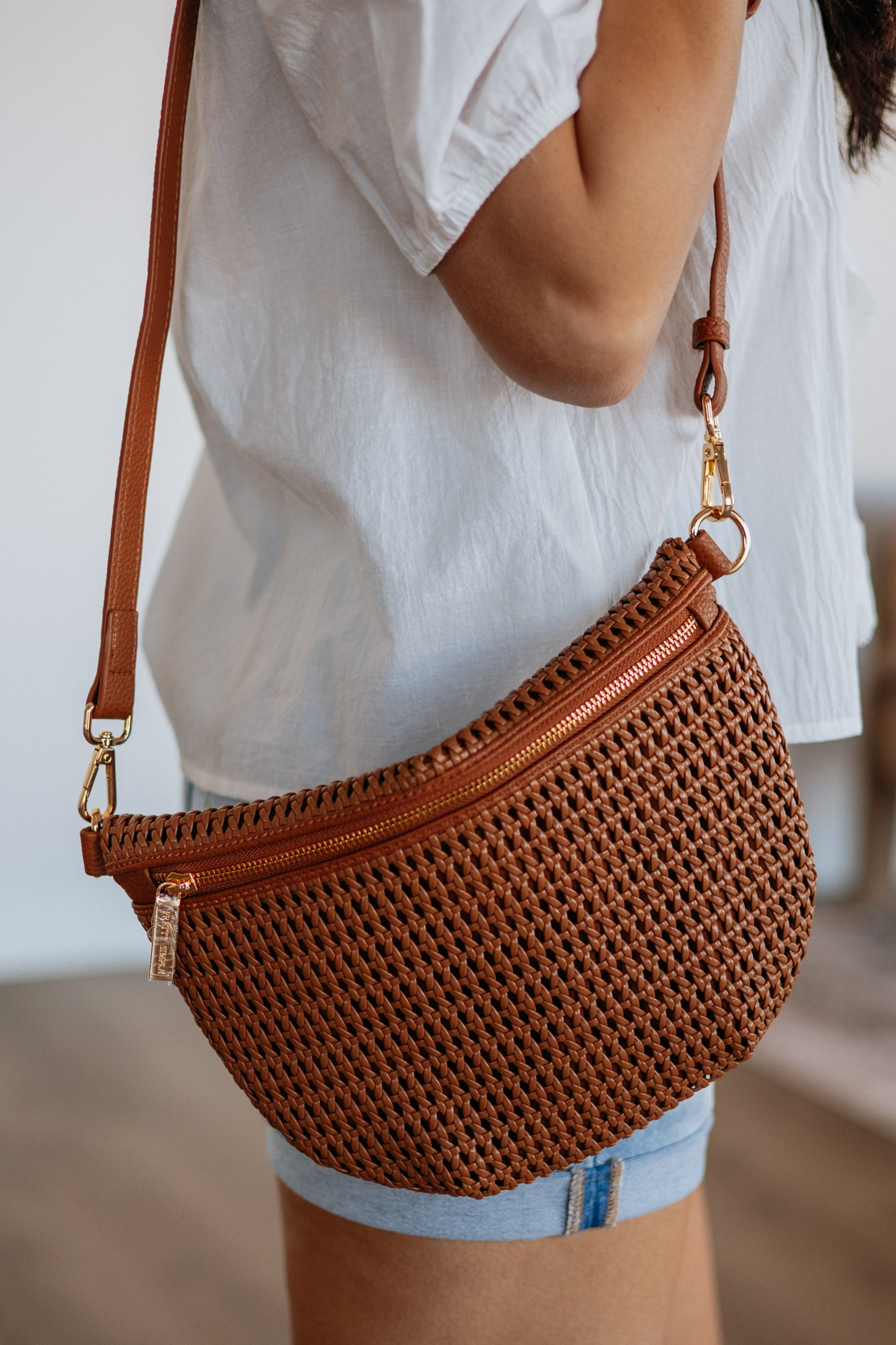 Shenia Woven Bum Bag