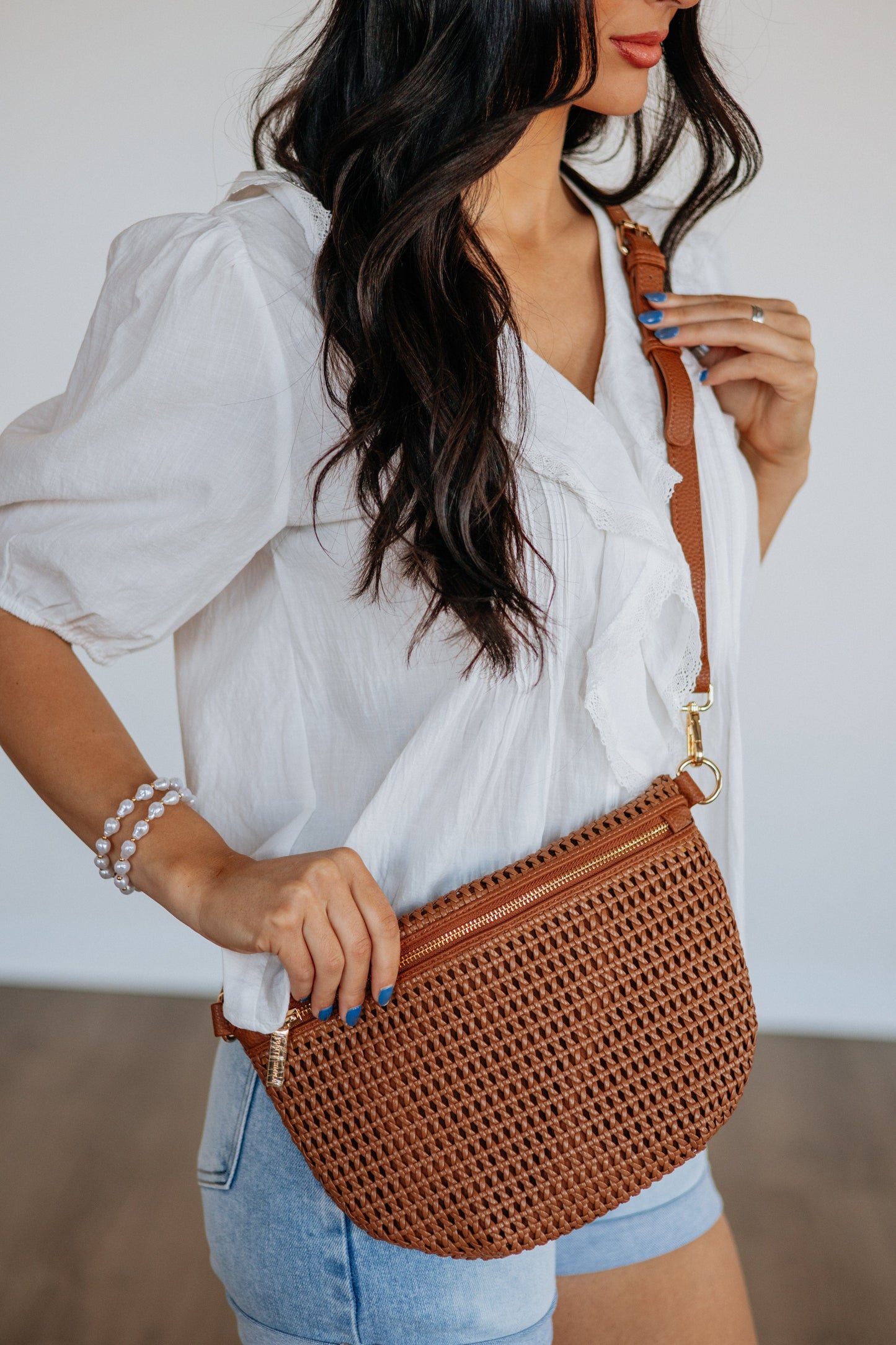 Shenia Woven Bum Bag