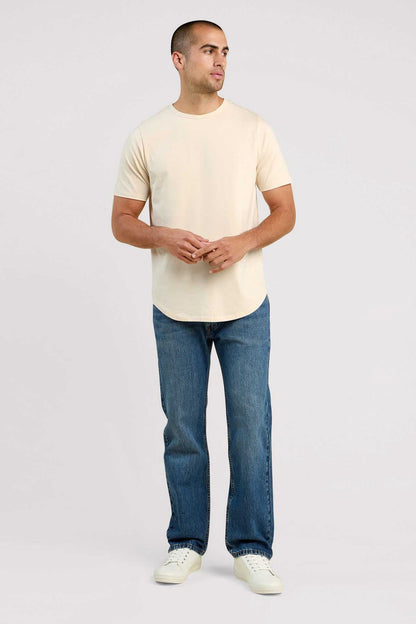 Short Sleeve Curved Hem T-Shirt