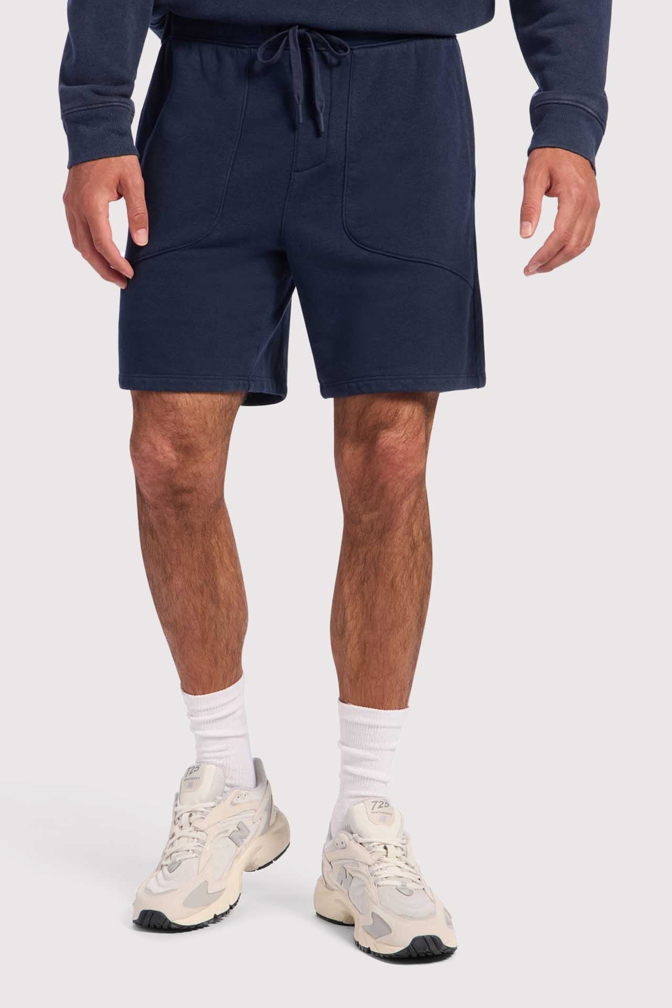 Vintage Fleece Men's Short | Washed Navy