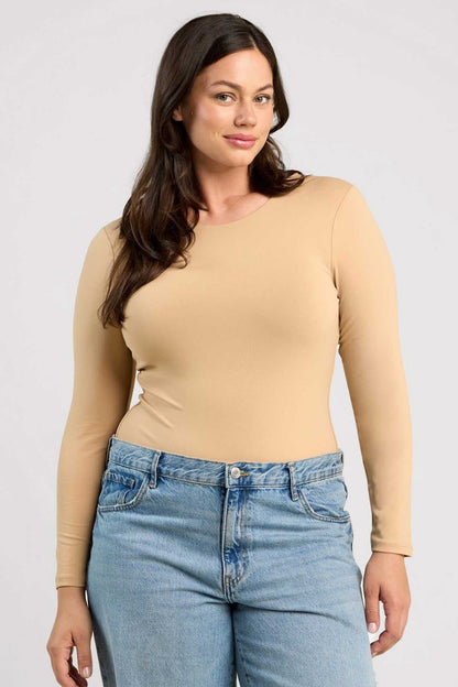 Long Sleeve Crewneck Bodysuit