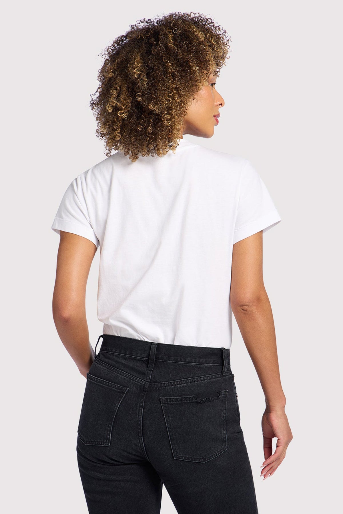 Soft Cotton Everyday T-Shirt Bodysuit | White