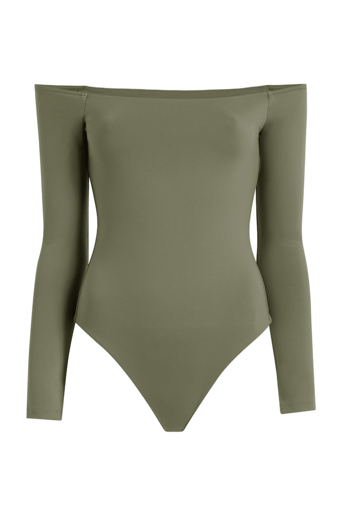 Off The Shoulder Bodysuit | Olive