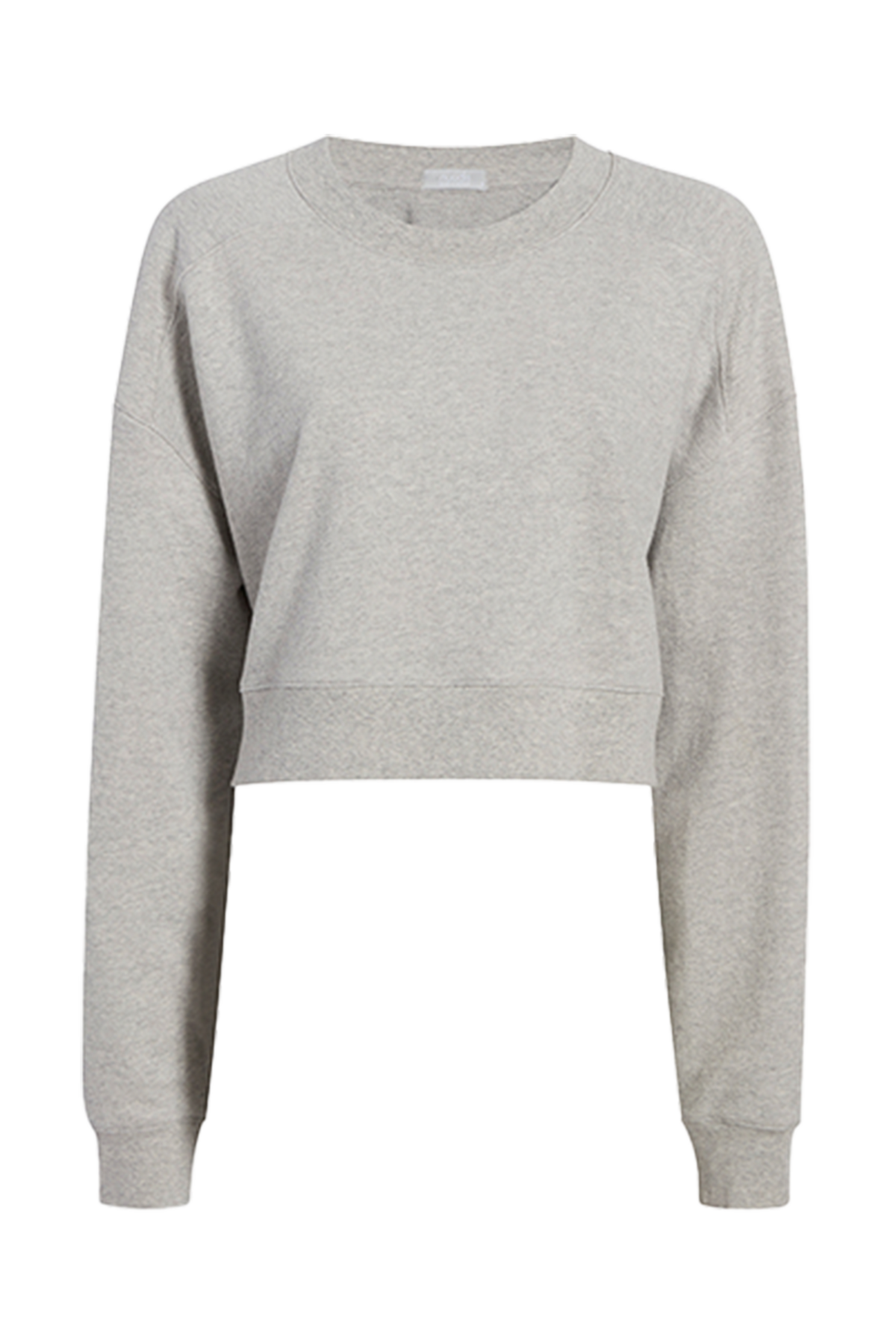 Cropped Crewneck Sweatshirt | Heather Grey