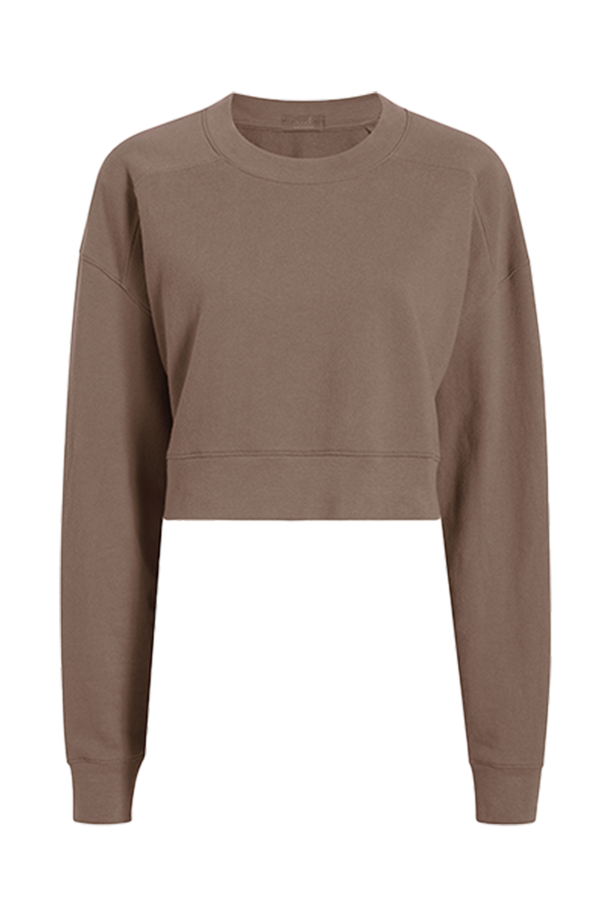 Cropped Crewneck Sweatshirt | Mocha