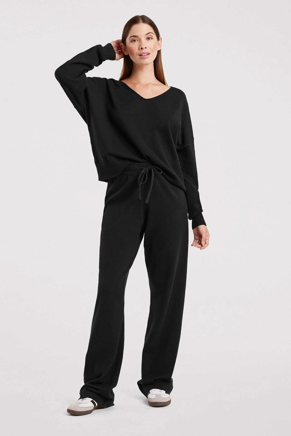Luxe Knit Wide Leg Pant
